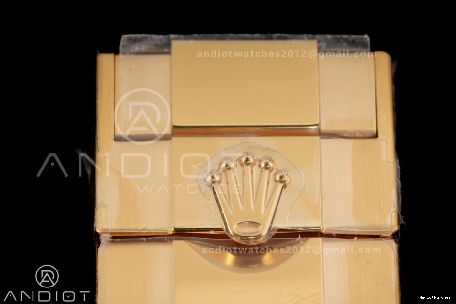 Gold VSF 804 Daytona Marker Weight Black Best Snug Gain Black Dial 1:1 DD Stick Sub-dial Oyster-flex Rim Edition 126518 on Strap 0308